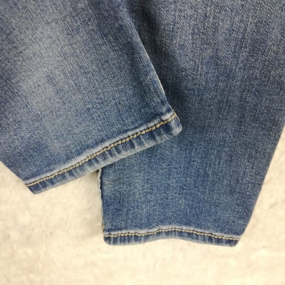 BKE Mens Jeans Alec Straight Leg‎ Blue Denim Stone Wash Whiskering 28 - Picture 5 of 14